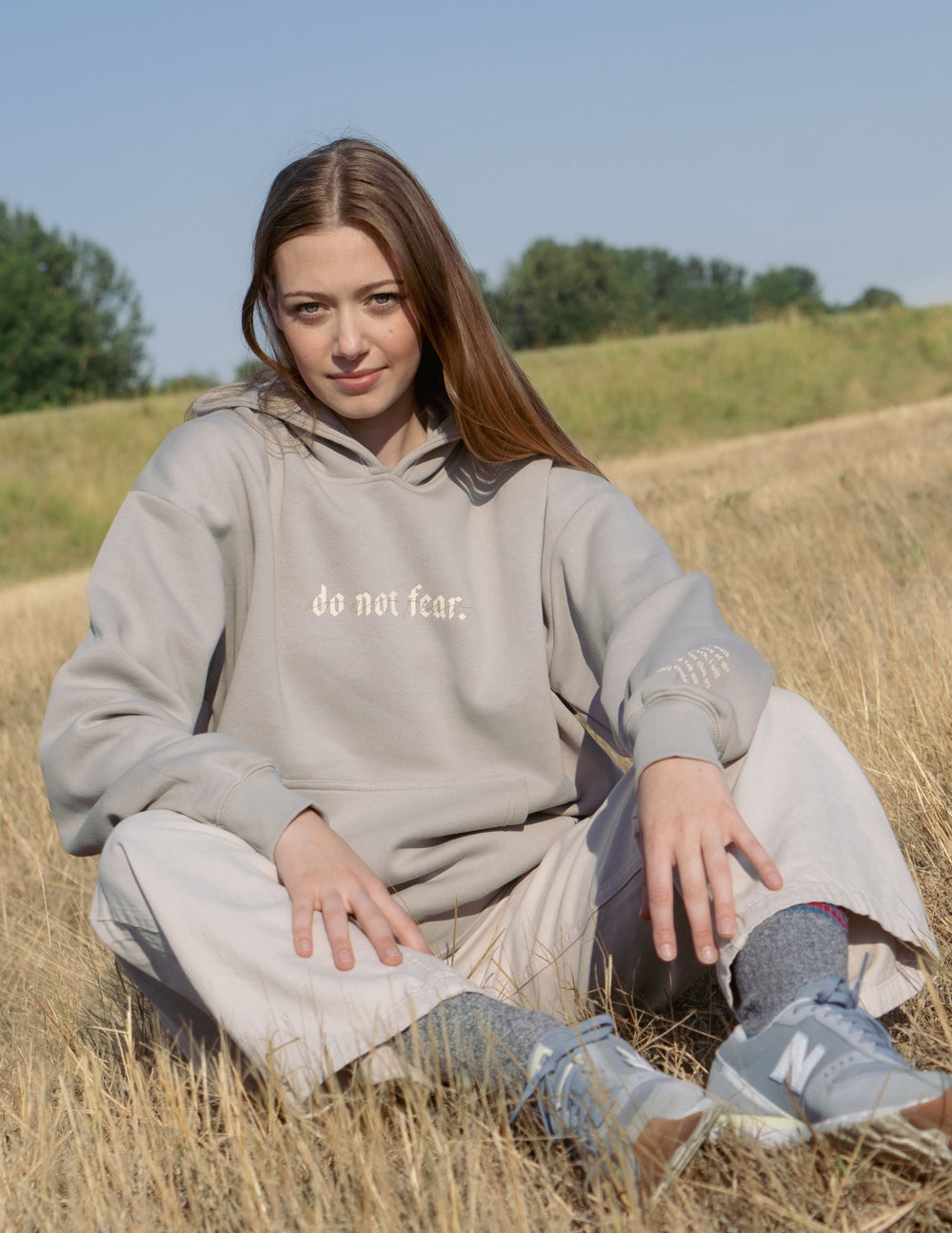 Do Not Fear Grey Moonbeam Unisex Hoodie