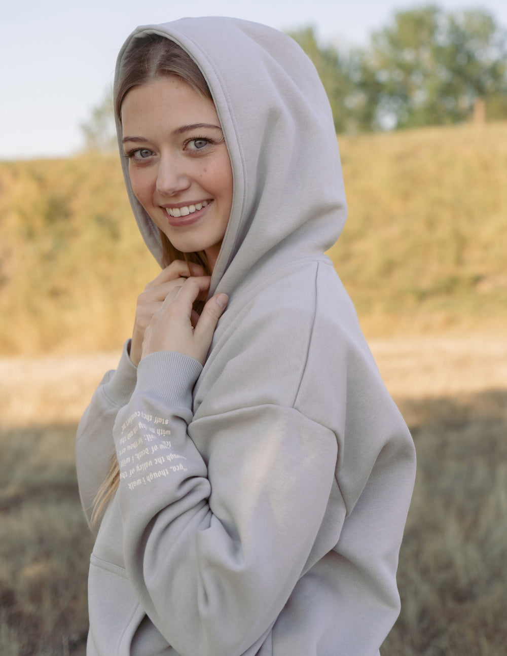 Do Not Fear Grey Moonbeam Unisex Hoodie