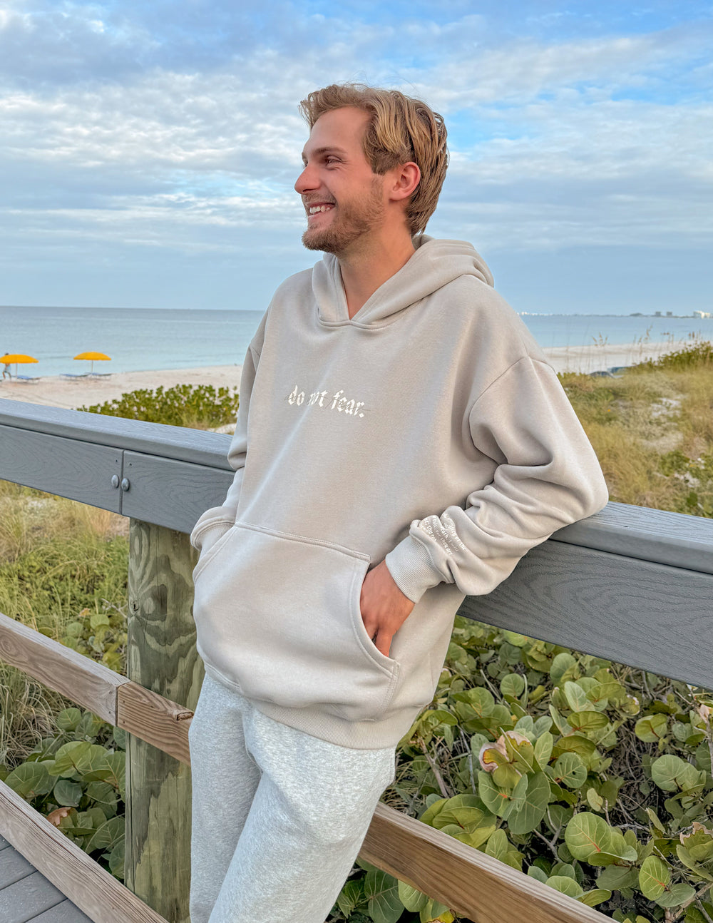 Do Not Fear Grey Moonbeam Unisex Hoodie