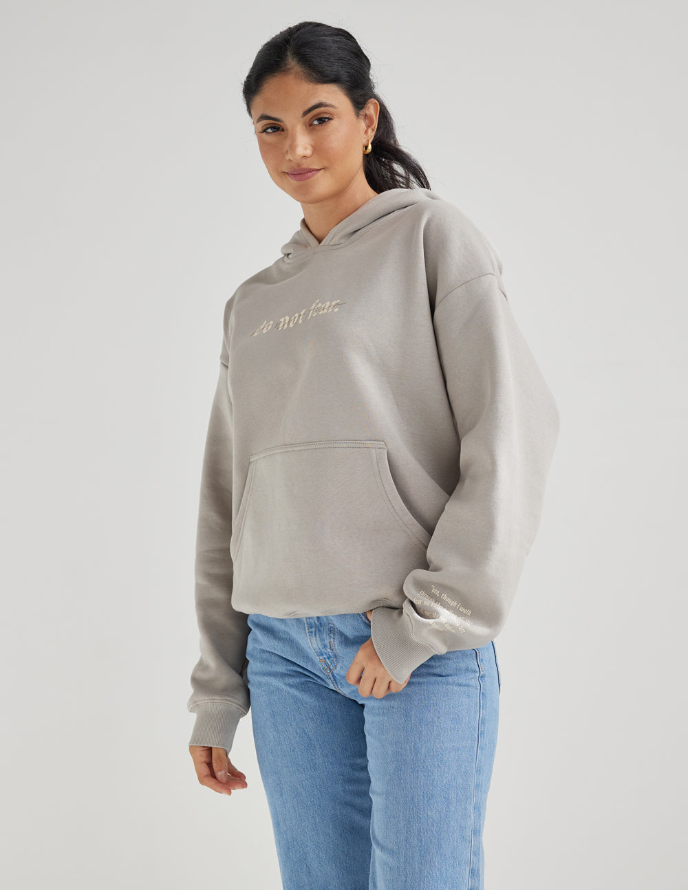 Do Not Fear Grey Moonbeam Unisex Hoodie