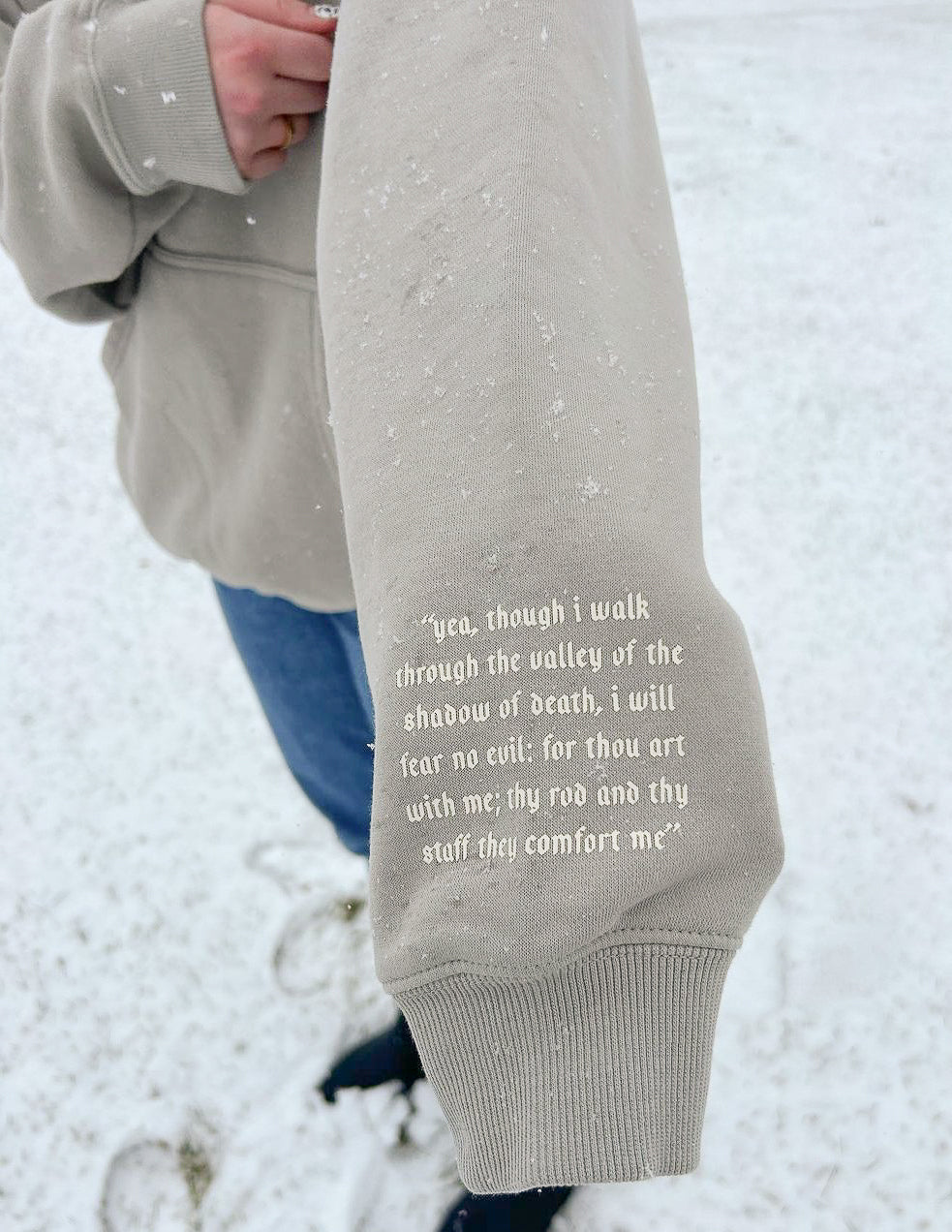 Do Not Fear Grey Moonbeam Unisex Hoodie