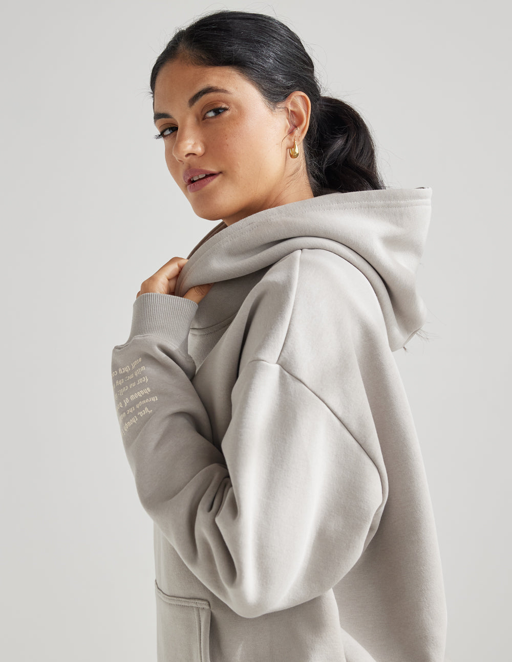 Do Not Fear Grey Moonbeam Unisex Hoodie