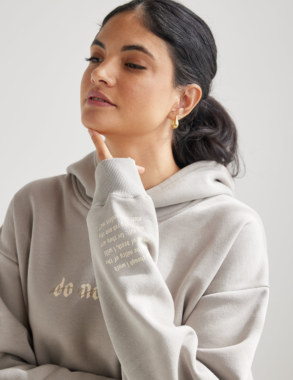 Do Not Fear Grey Moonbeam Unisex Hoodie