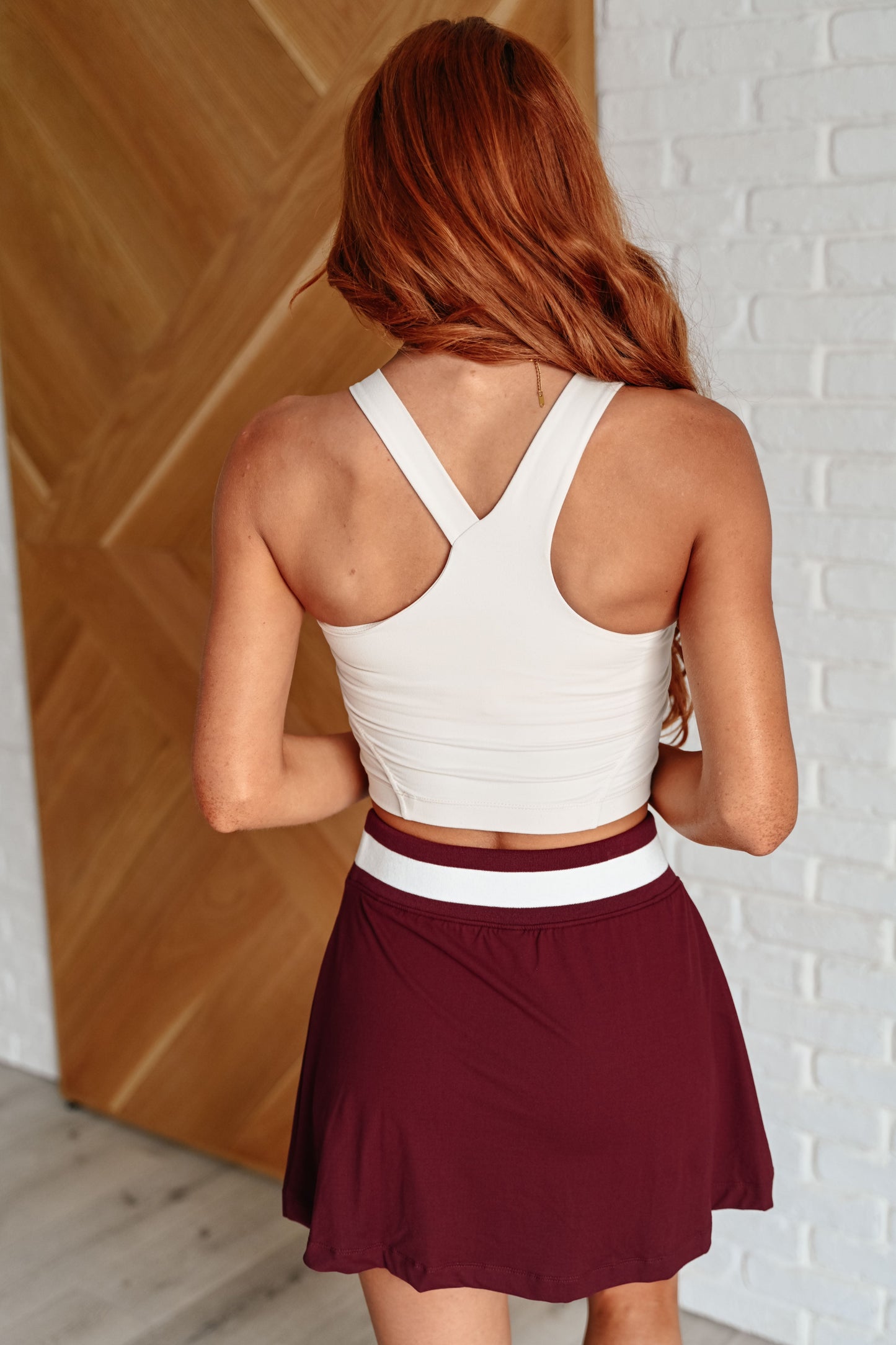 Doing it For Me Asymmetrical White Pearl Tank by Sweet Rae's Boutique