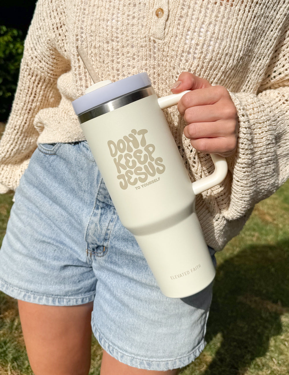 Don't Keep Jesus to Yourself 40 oz Stainless Steel Tumbler