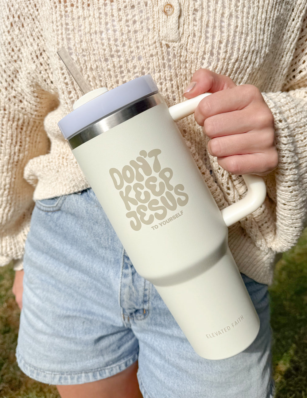 Don't Keep Jesus to Yourself 40 oz Stainless Steel Tumbler