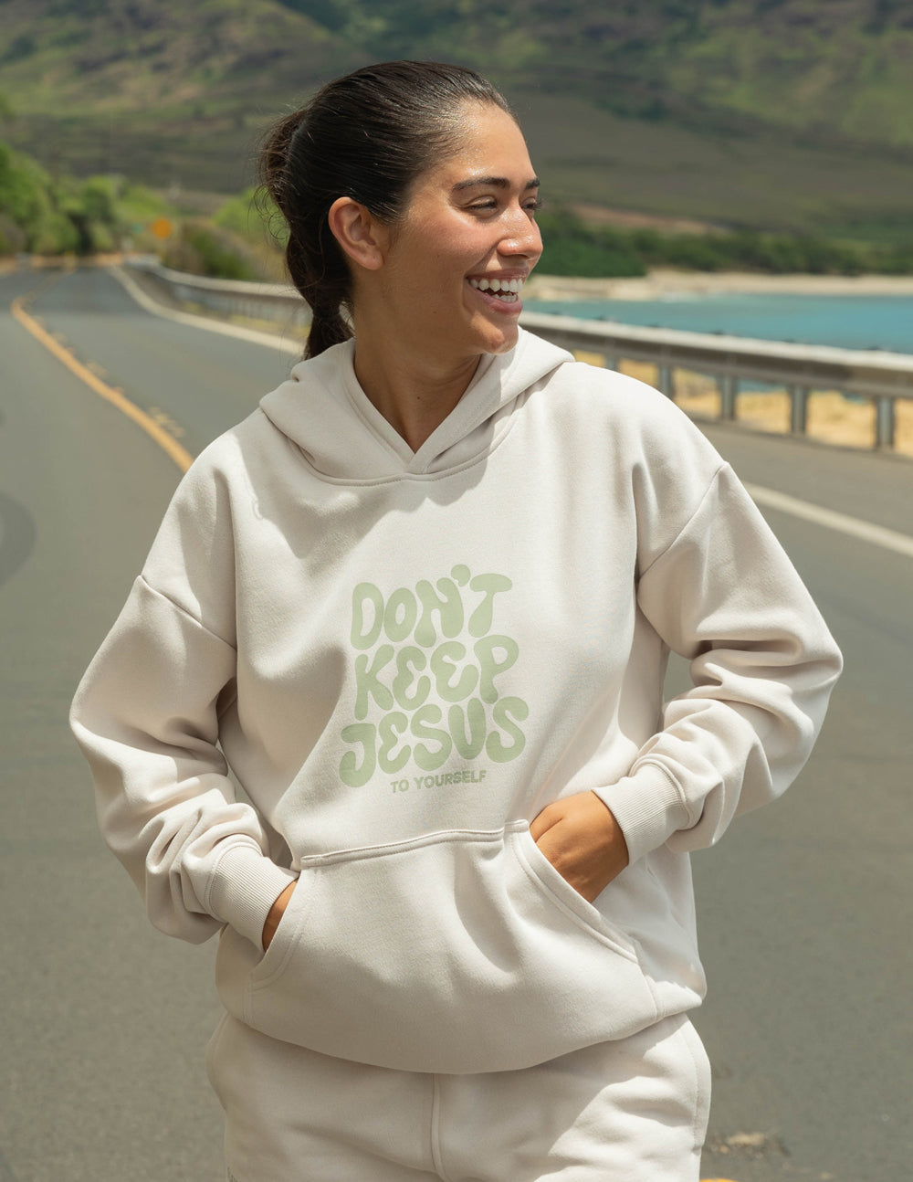 Don't Keep Jesus to Yourself Wind Chime Unisex Hoodie