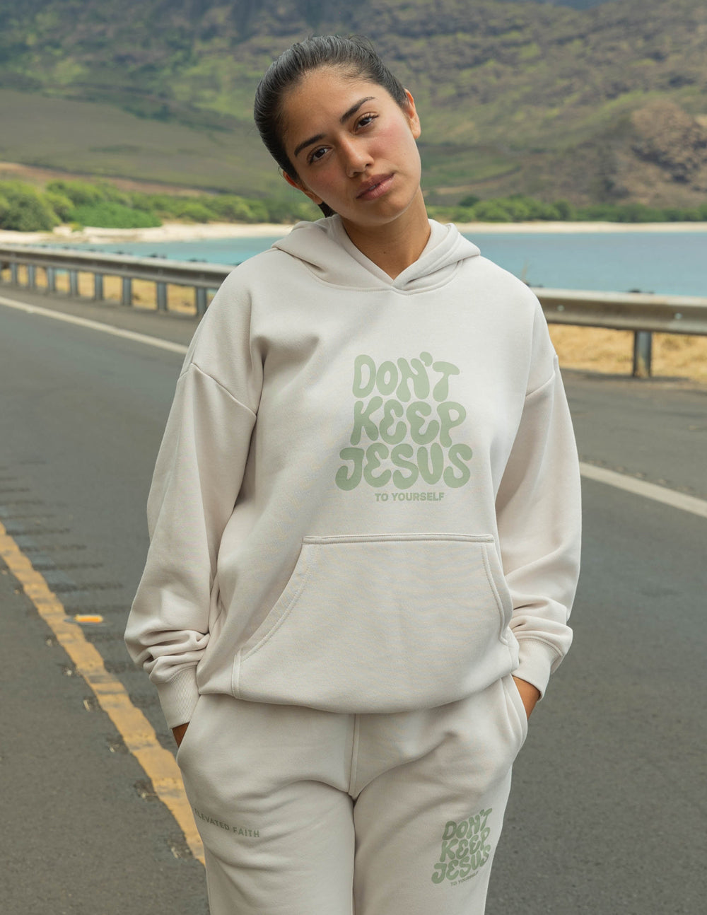 Don't Keep Jesus to Yourself Wind Chime Unisex Hoodie