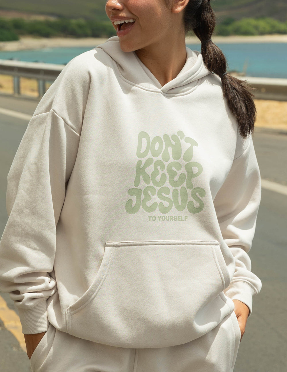 Don't Keep Jesus to Yourself Wind Chime Unisex Hoodie