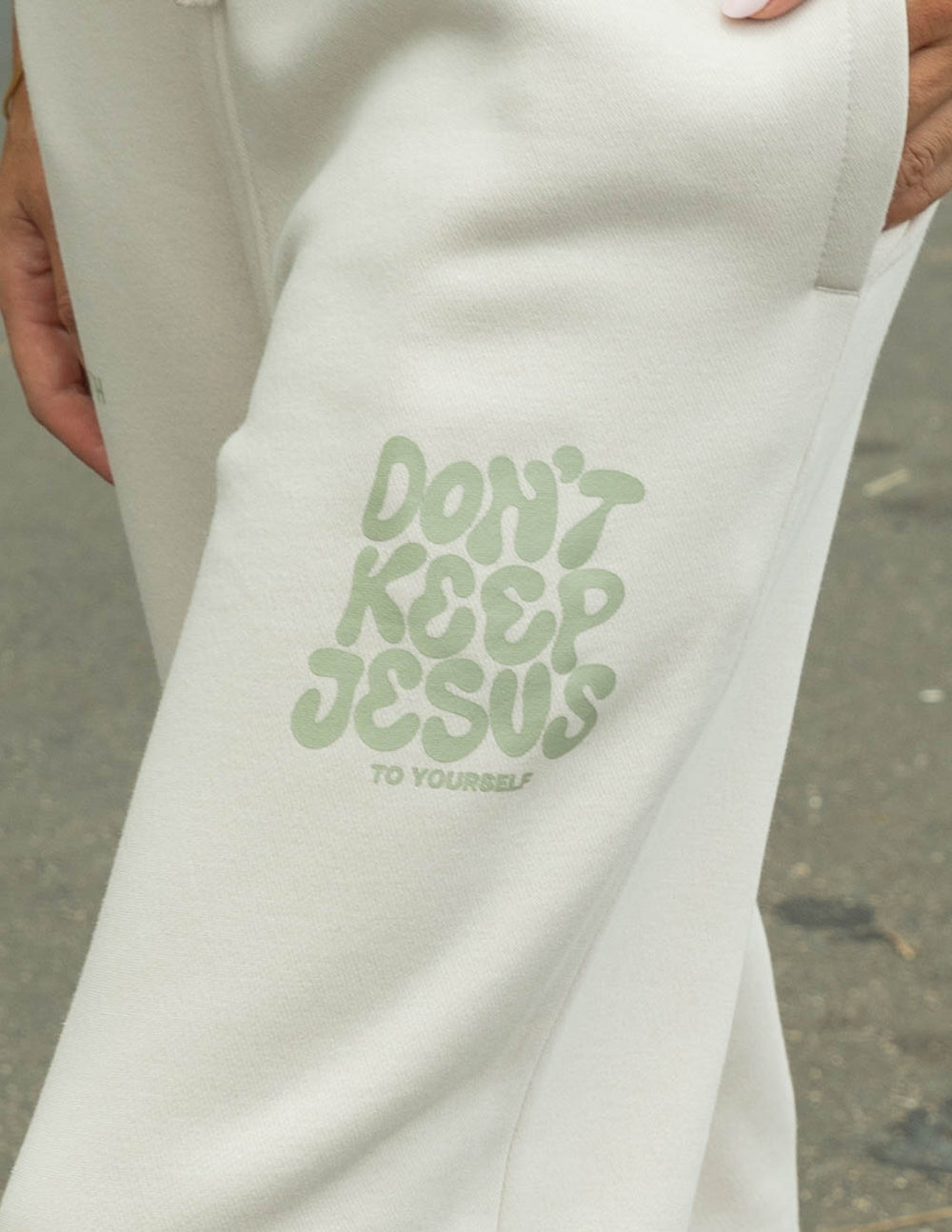 Don't Keep Jesus to Yourself Wind Chime Unisex Sweatpant