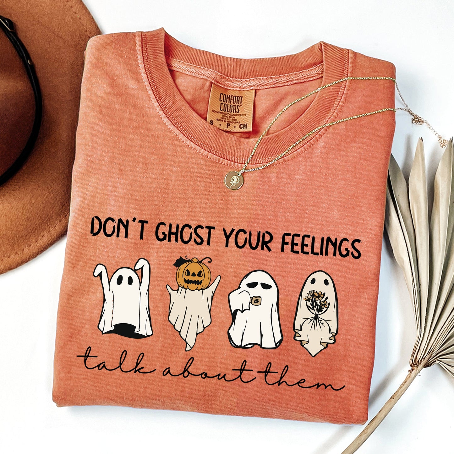 Positivity Graphic Comfort Colors T-Shirt Mental Health Spooky Shirt