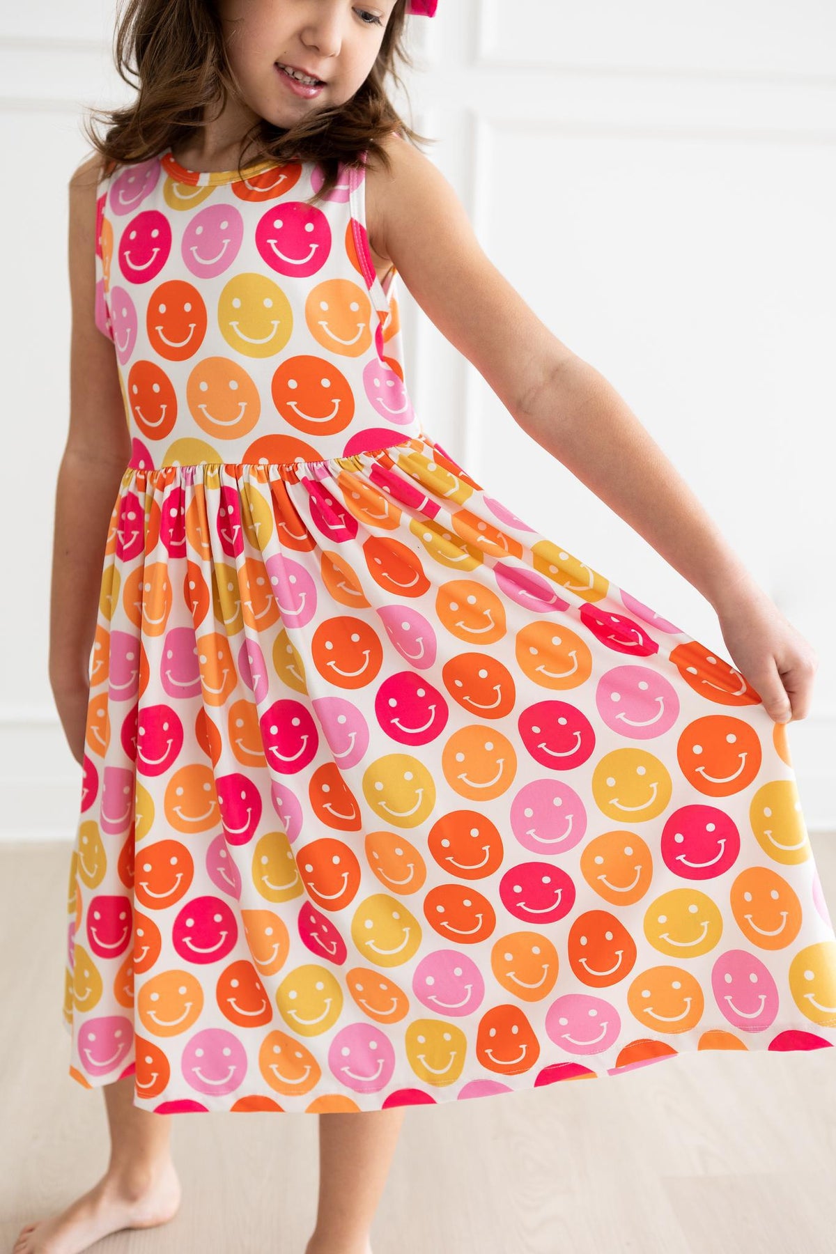 Don't Worry Be Hippy Tank Twirl Dress Mila & Rose
