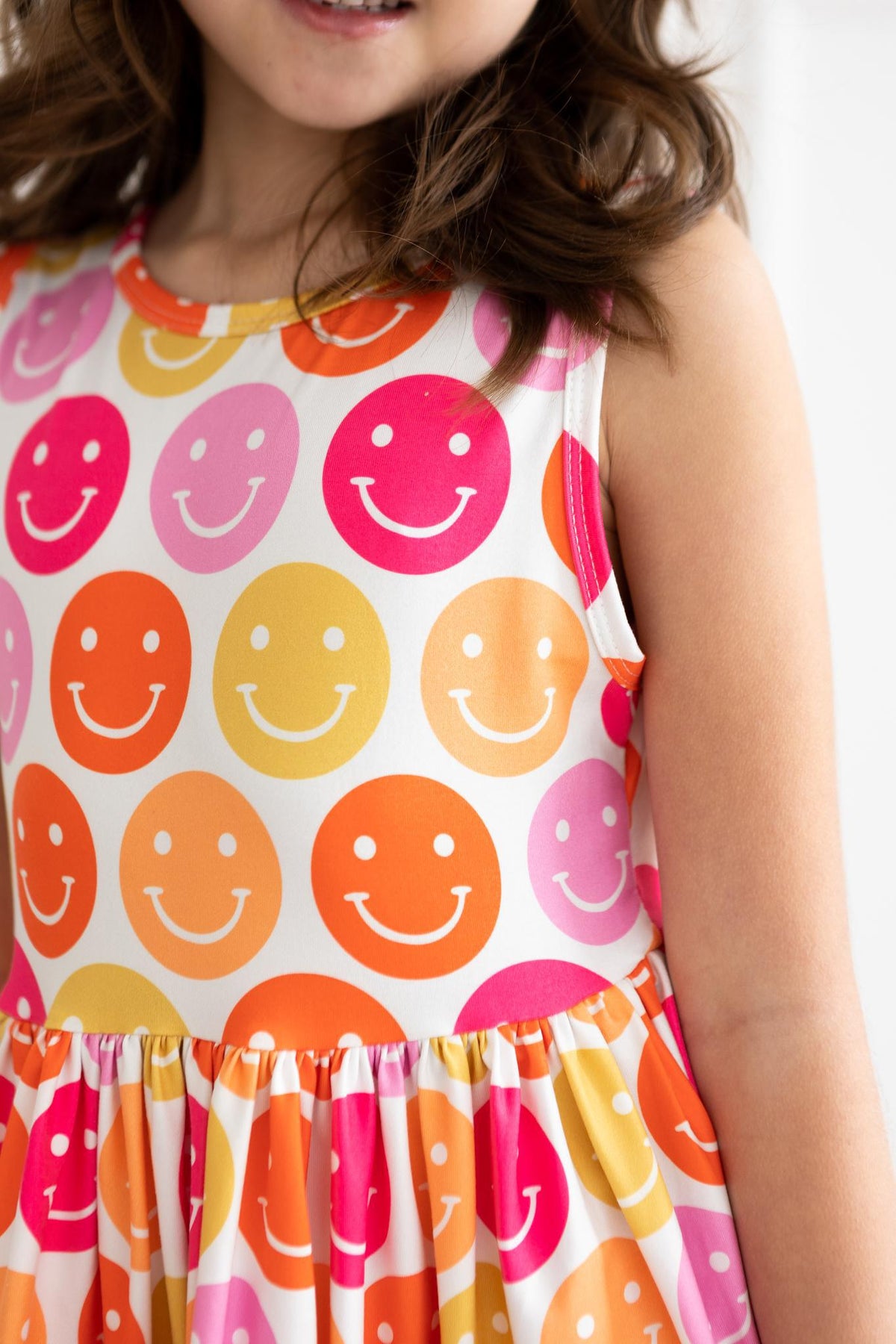 Don't Worry Be Hippy Tank Twirl Dress Mila & Rose