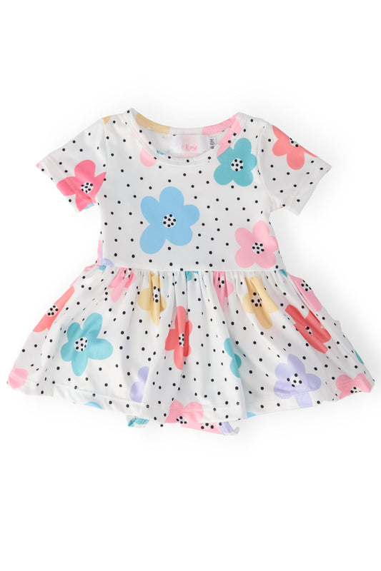 Twirl Short Sleeve Bodysuit for Babies Dots & Daisies