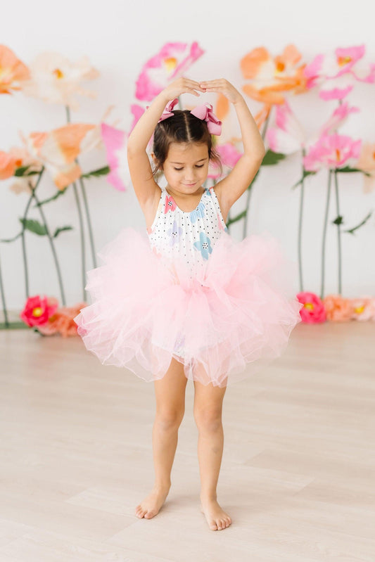 Dots & Daisies Tank Tutu Leotard Dancewear Mila & Rose