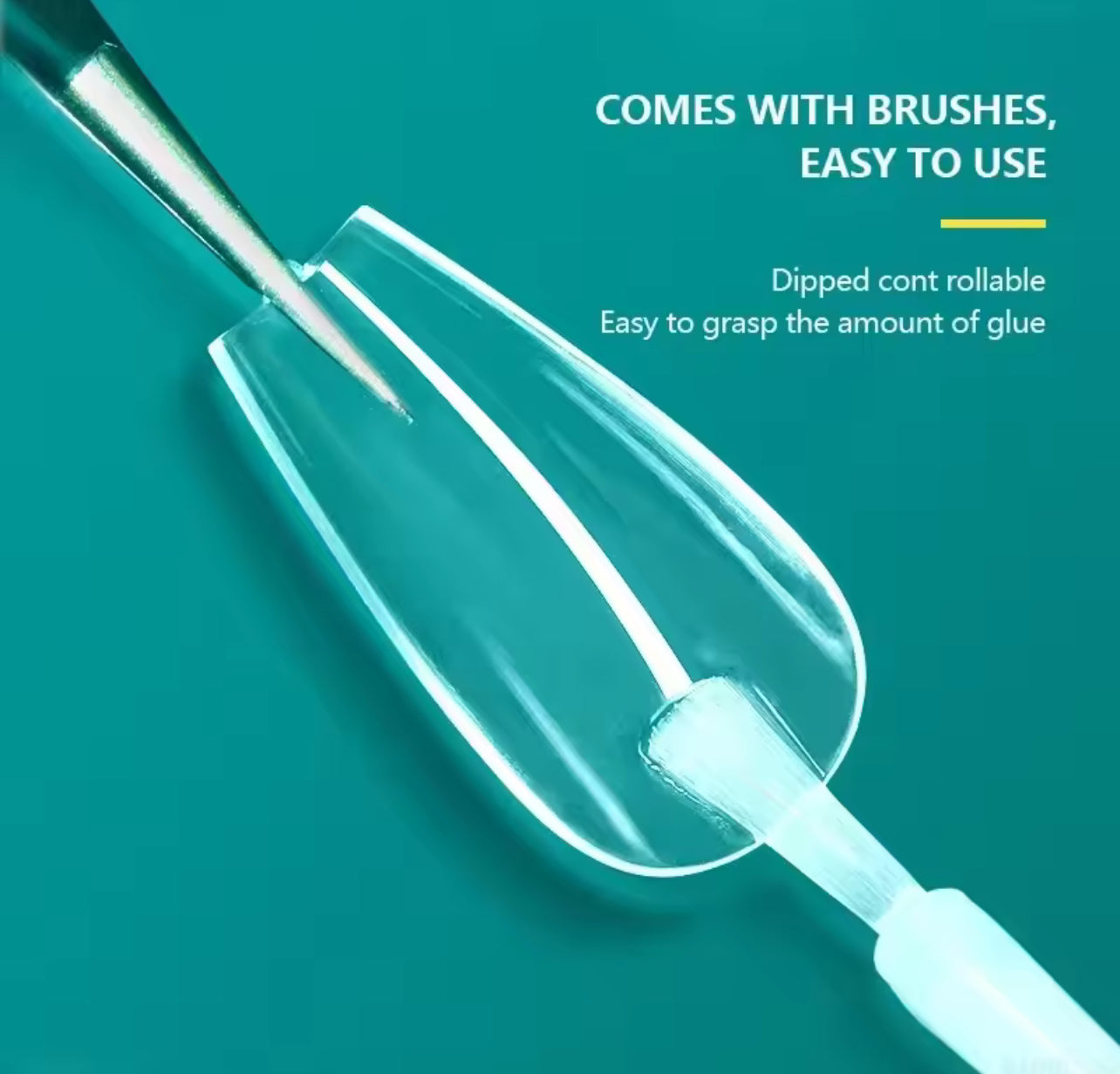 Brush-On Nail Glue Strong Hold Nail Glue Nail Pop Studio