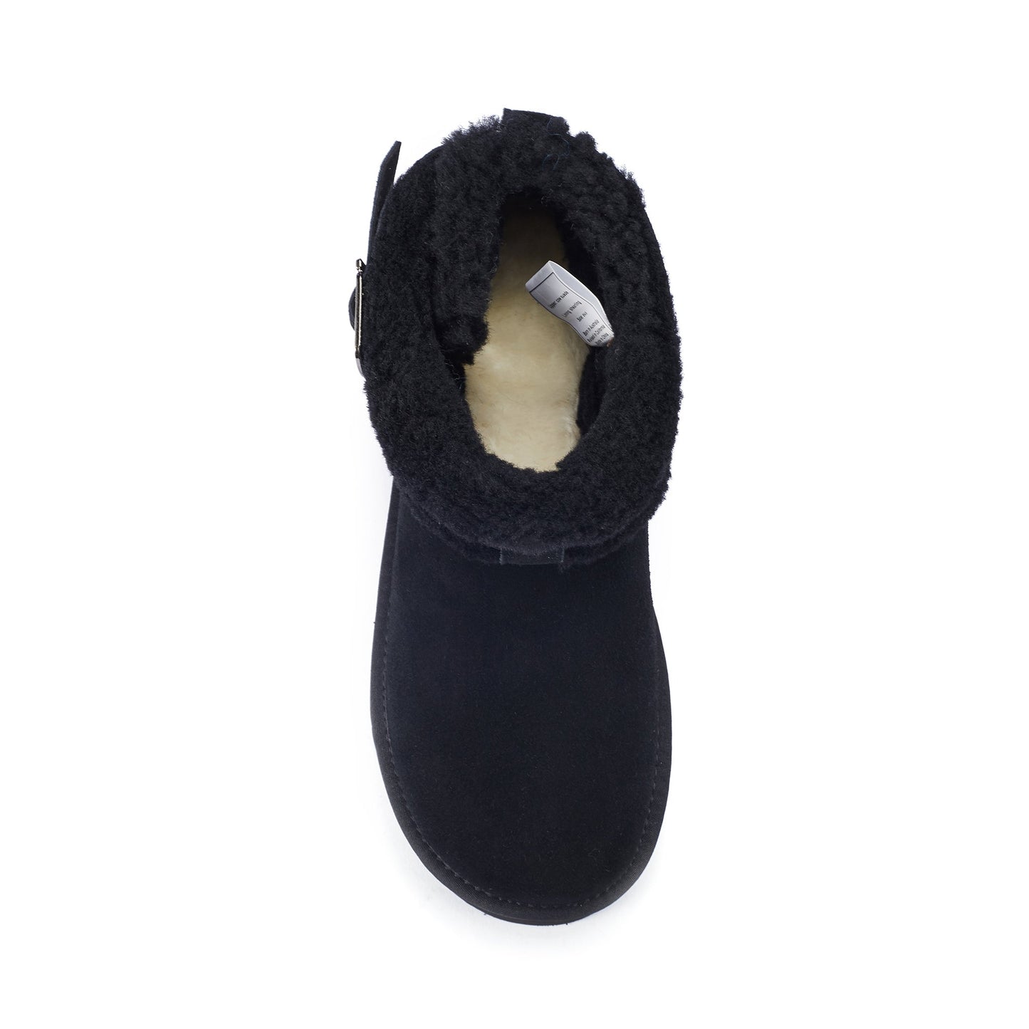 EDEN PLATFOAM Black Sheepskin Boot Australia Luxe Collective