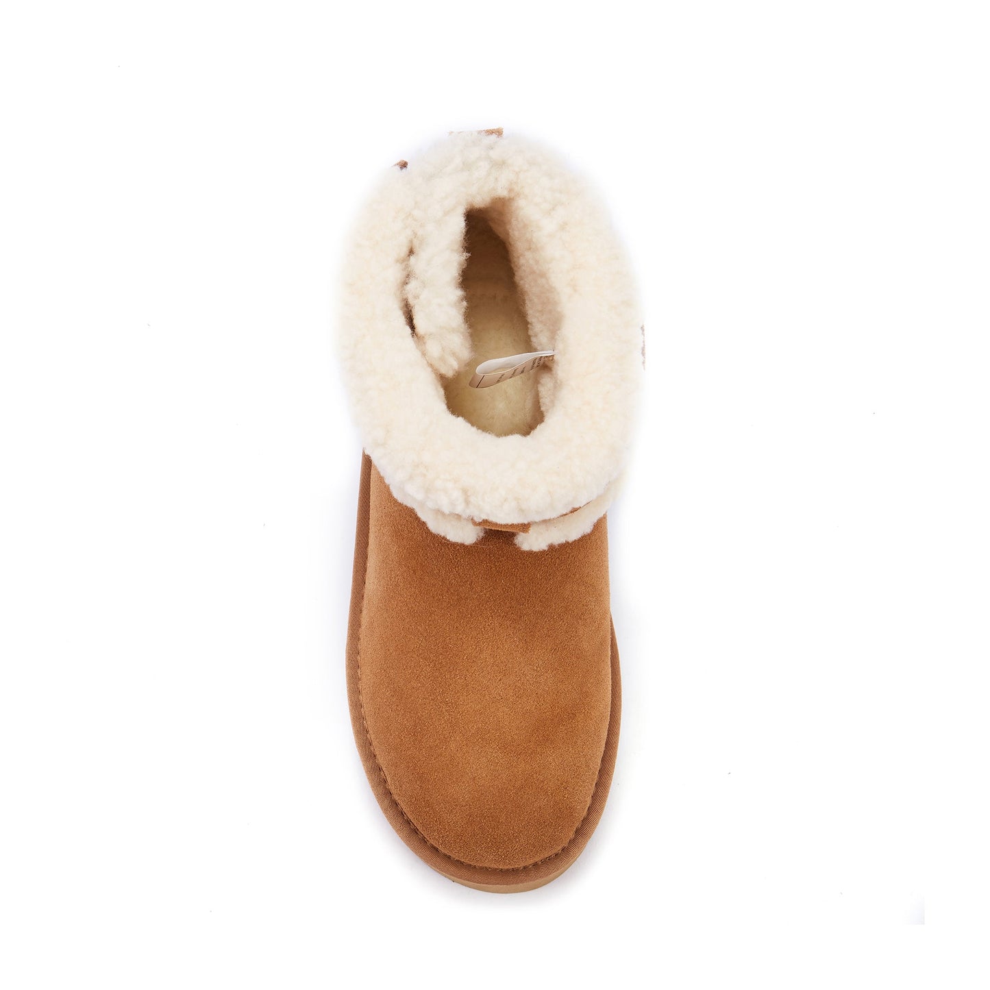 Sheepskin Boot Chestnut Platform EDEN PLATFOAM