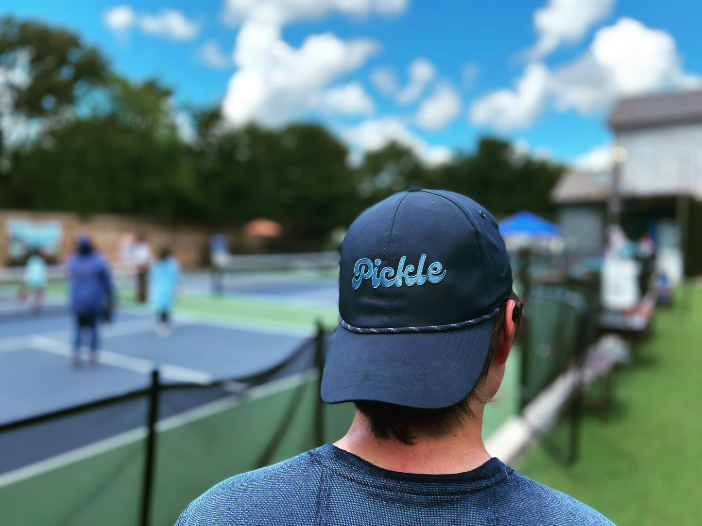 Blue Pickle Rope Hat Performance Navy Hat