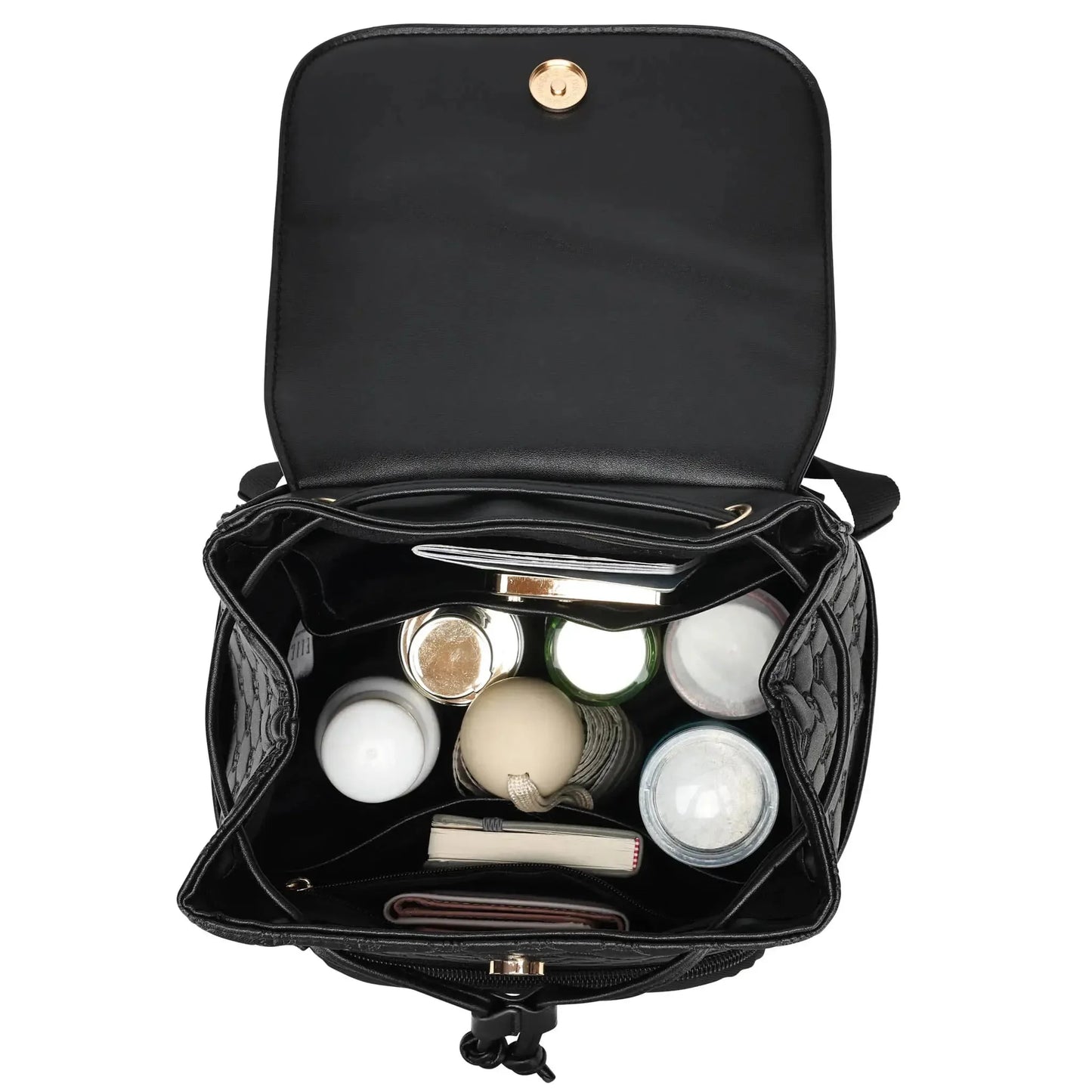 Compass Vegan Leather Travel Backpack & Weekender Set ELLE