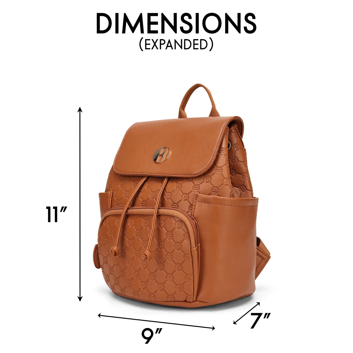 Compass 10L Vegan Leather Mini Backpack ELLE