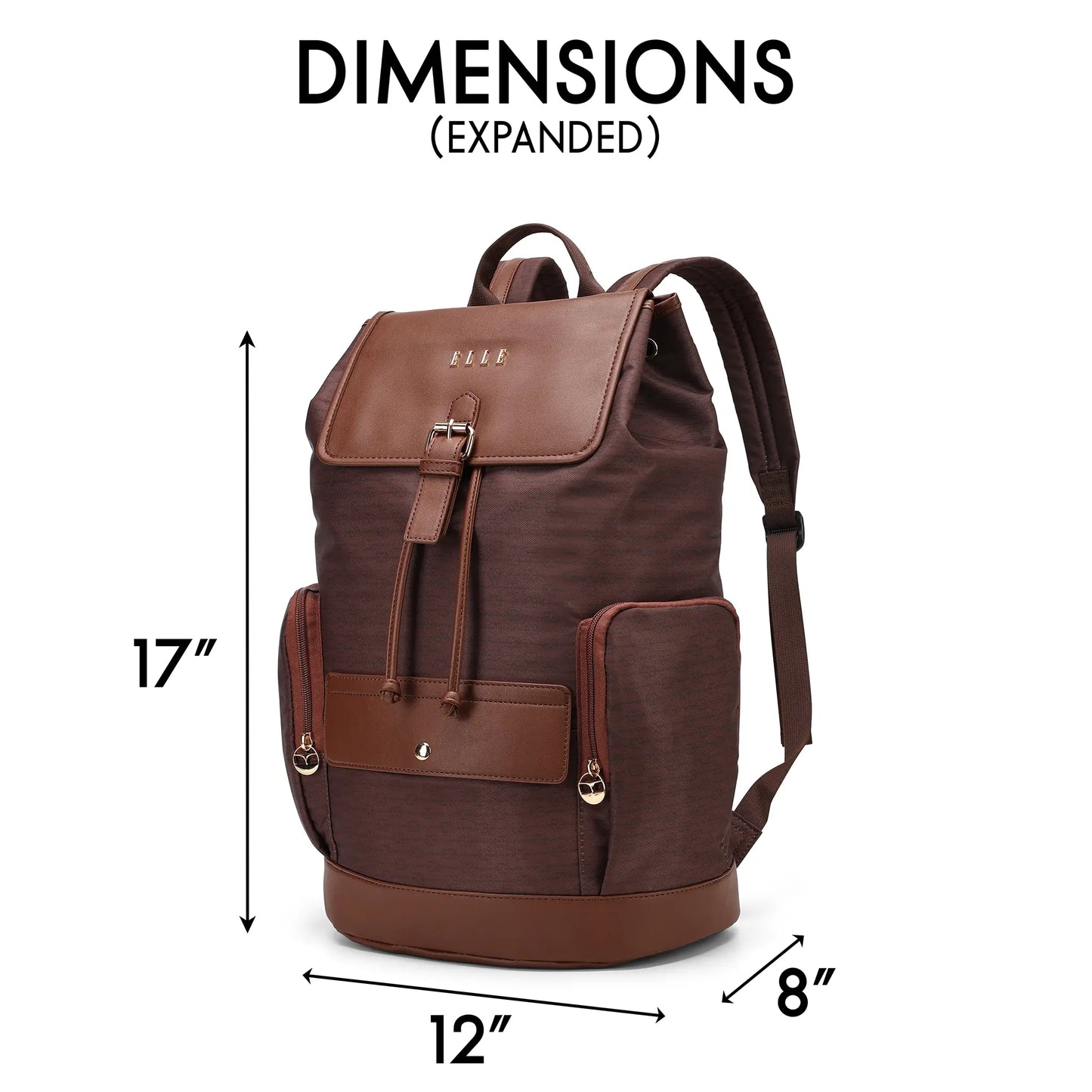 Eleganza 25L Backpack Functional Durable Backpack ELLE Travel