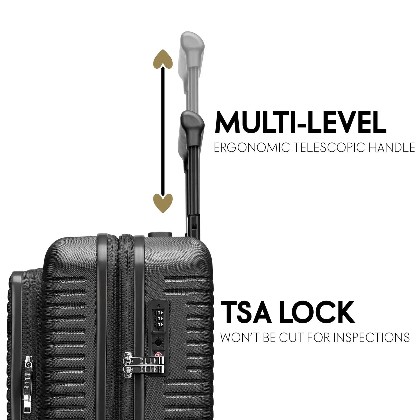 Voyage Escape Expandable Luggage Set ELLE