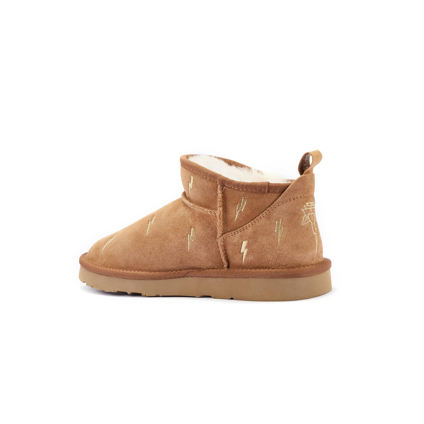 Cosy Ultra Chestnut/Gold Bolt Sheepskin Boot Electric & Rose