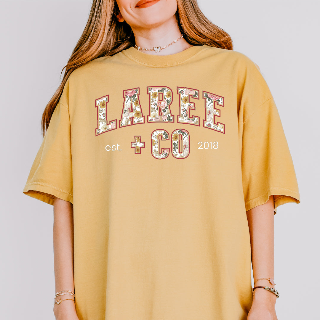 LC Pattern Tee Esther Unisex Laree + Co