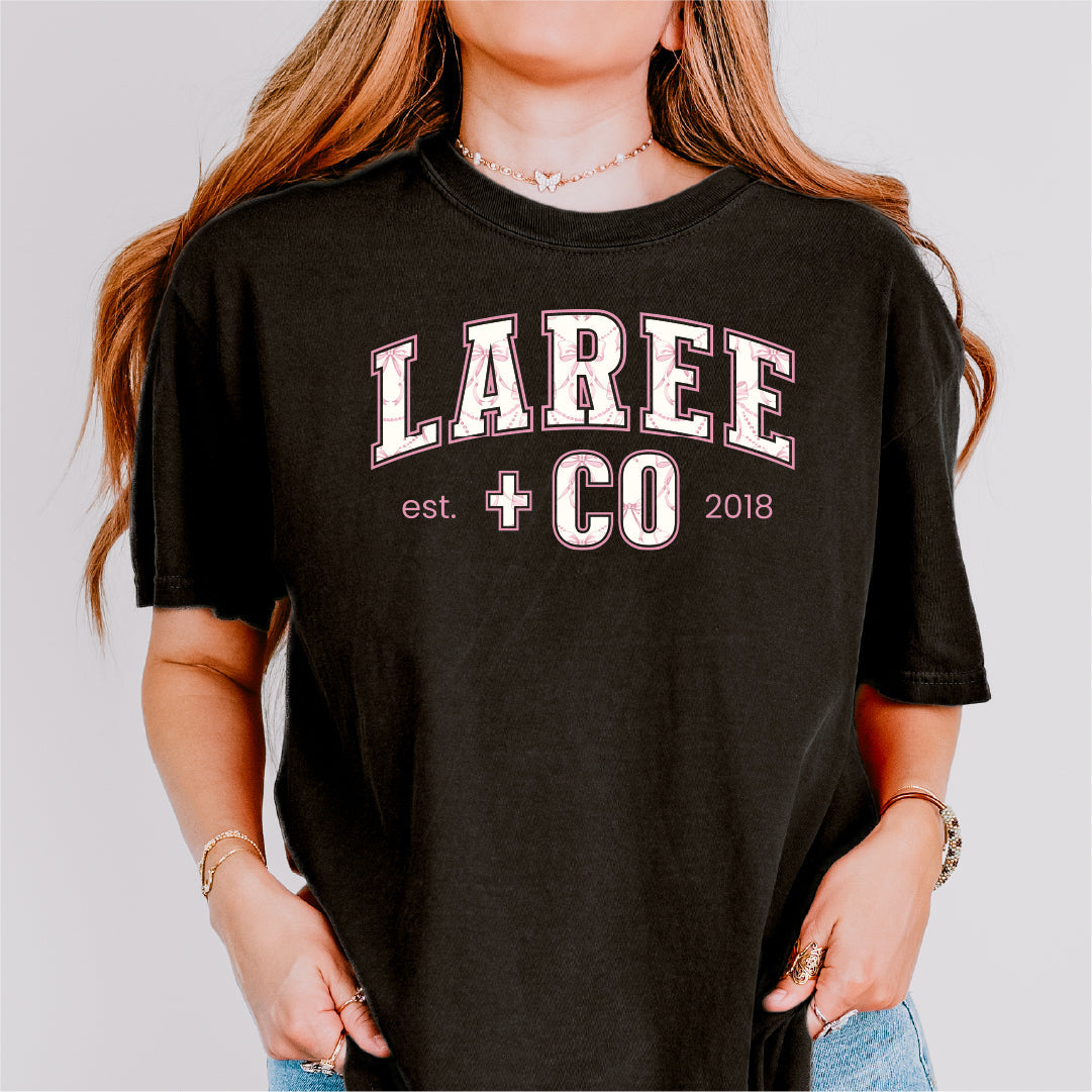 Evelyn LC Pattern Tee Ultra-Soft Cotton T-Shirt Laree + Co
