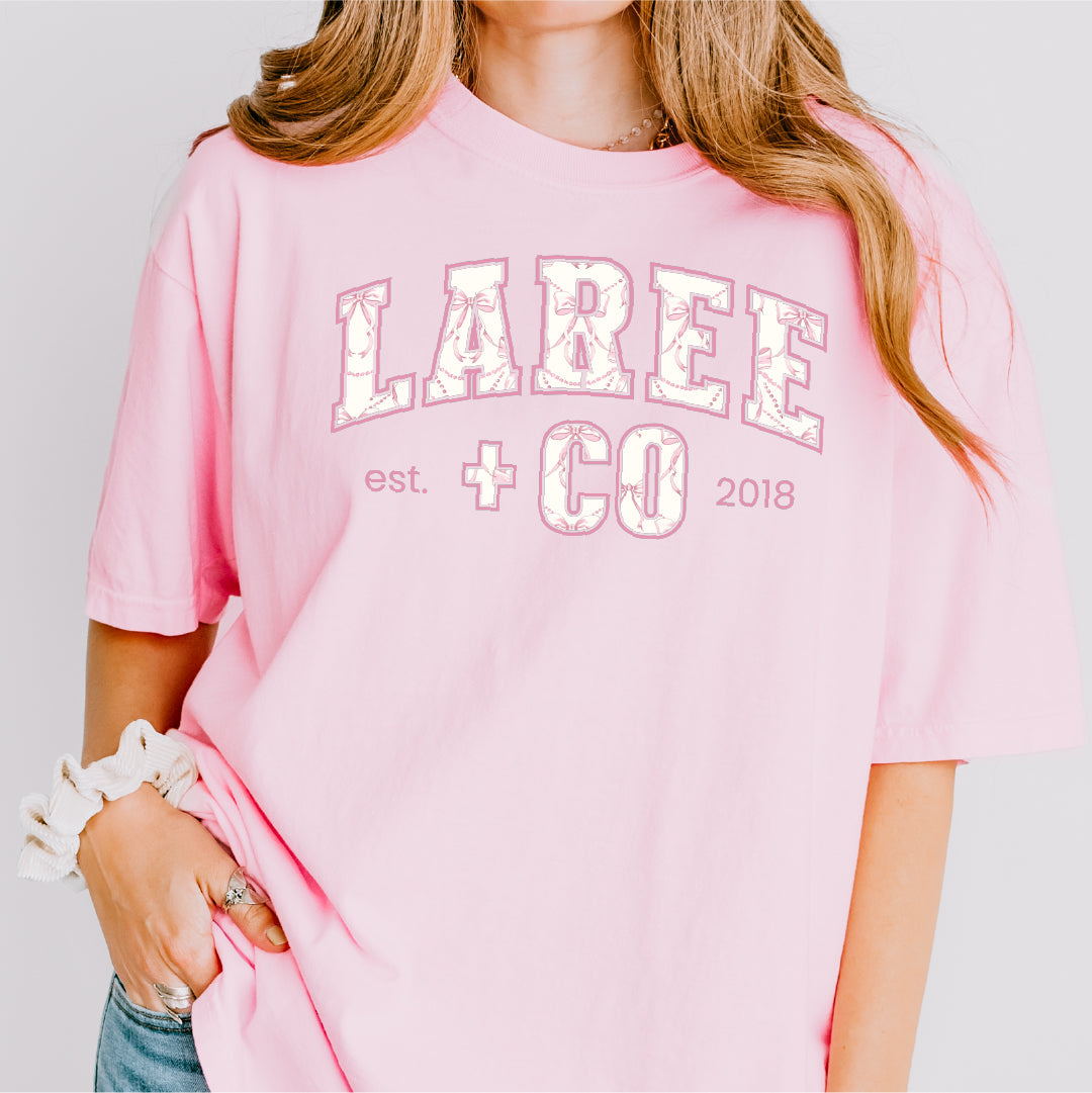 Evelyn LC Pattern Tee Ultra-Soft Cotton T-Shirt Laree + Co