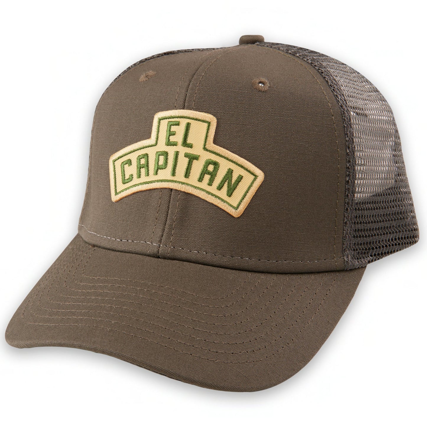 El Capitan Patch Trucker Hat Structured Medium Profile