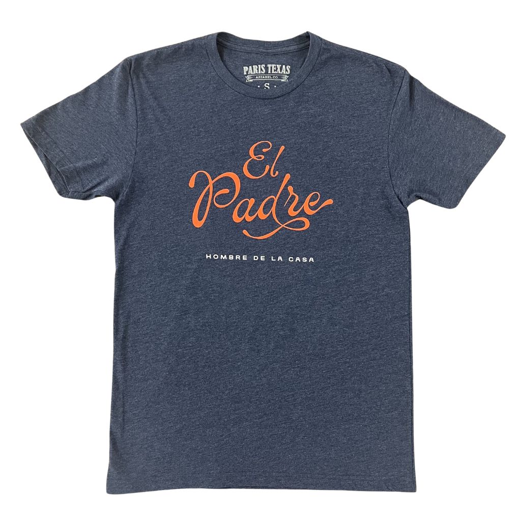 El Padre Midnight Navy T-Shirt Unisex Crew Neck Paris Texas Apparel Co