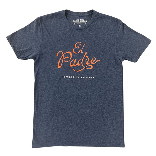 El Padre Midnight Navy T-Shirt Unisex Crew Neck Paris Texas Apparel Co
