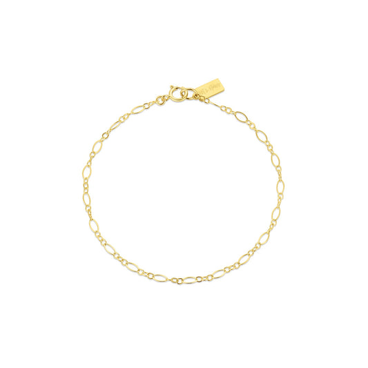 Gold Filled Long and Short Link Bracelet Elaine The First Layer