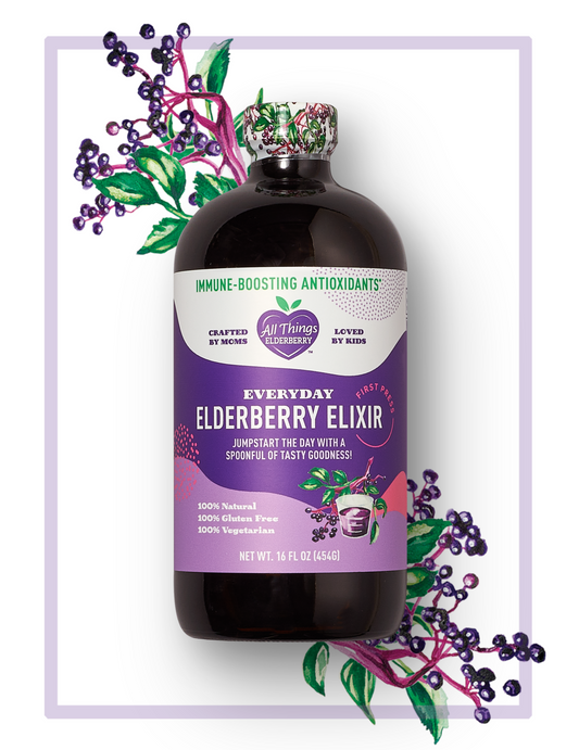 Elderberry Organic Farm-Fresh Elixir Elderberry Syrup