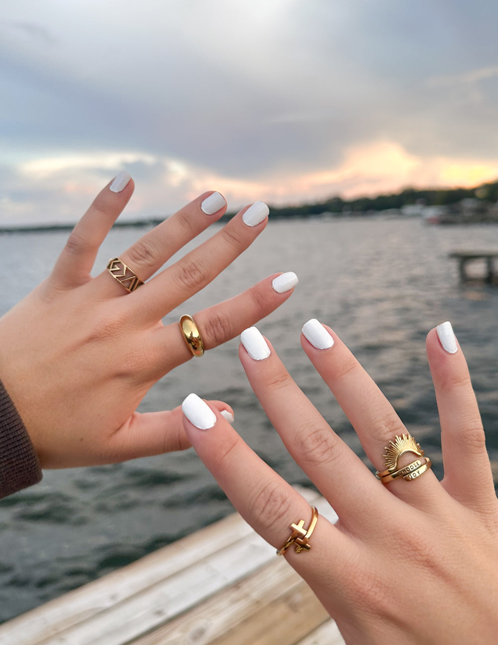 Gold Wrapped Cross Ring Religious Jewelry