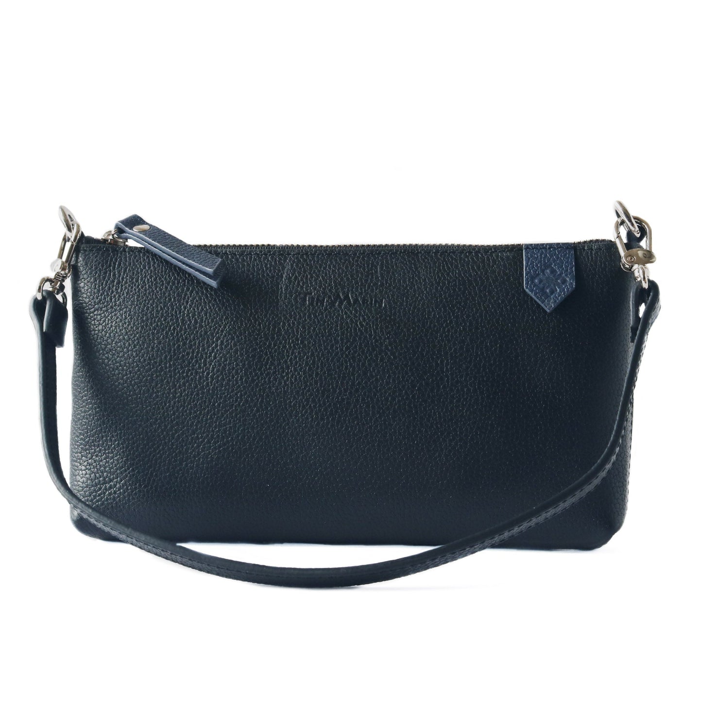 Convertible Leather Bag Clutch Shoulder Crossbody Elia