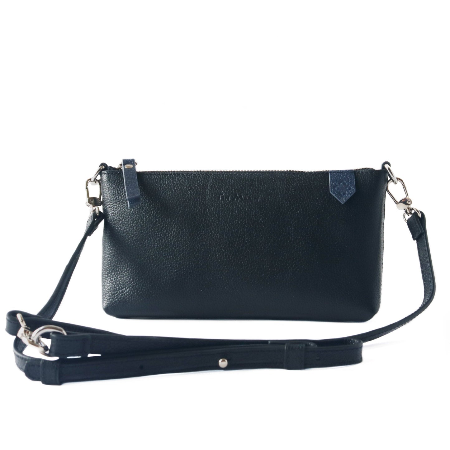 Convertible Leather Bag Clutch Shoulder Crossbody Elia