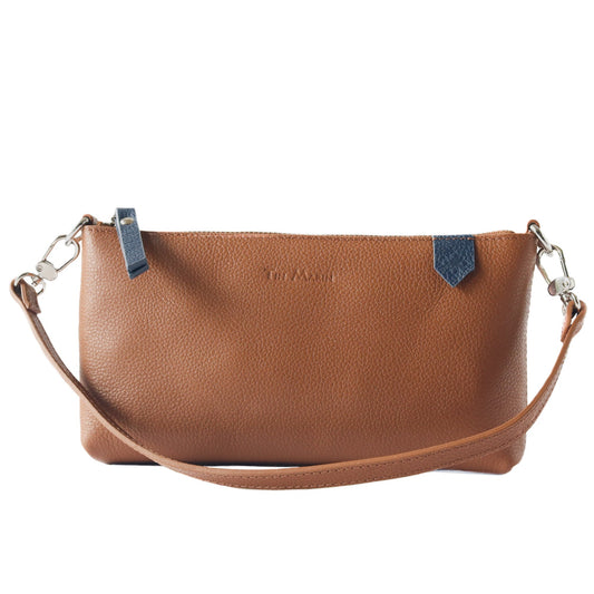 Convertible Leather Bag Clutch Shoulder Crossbody Elia