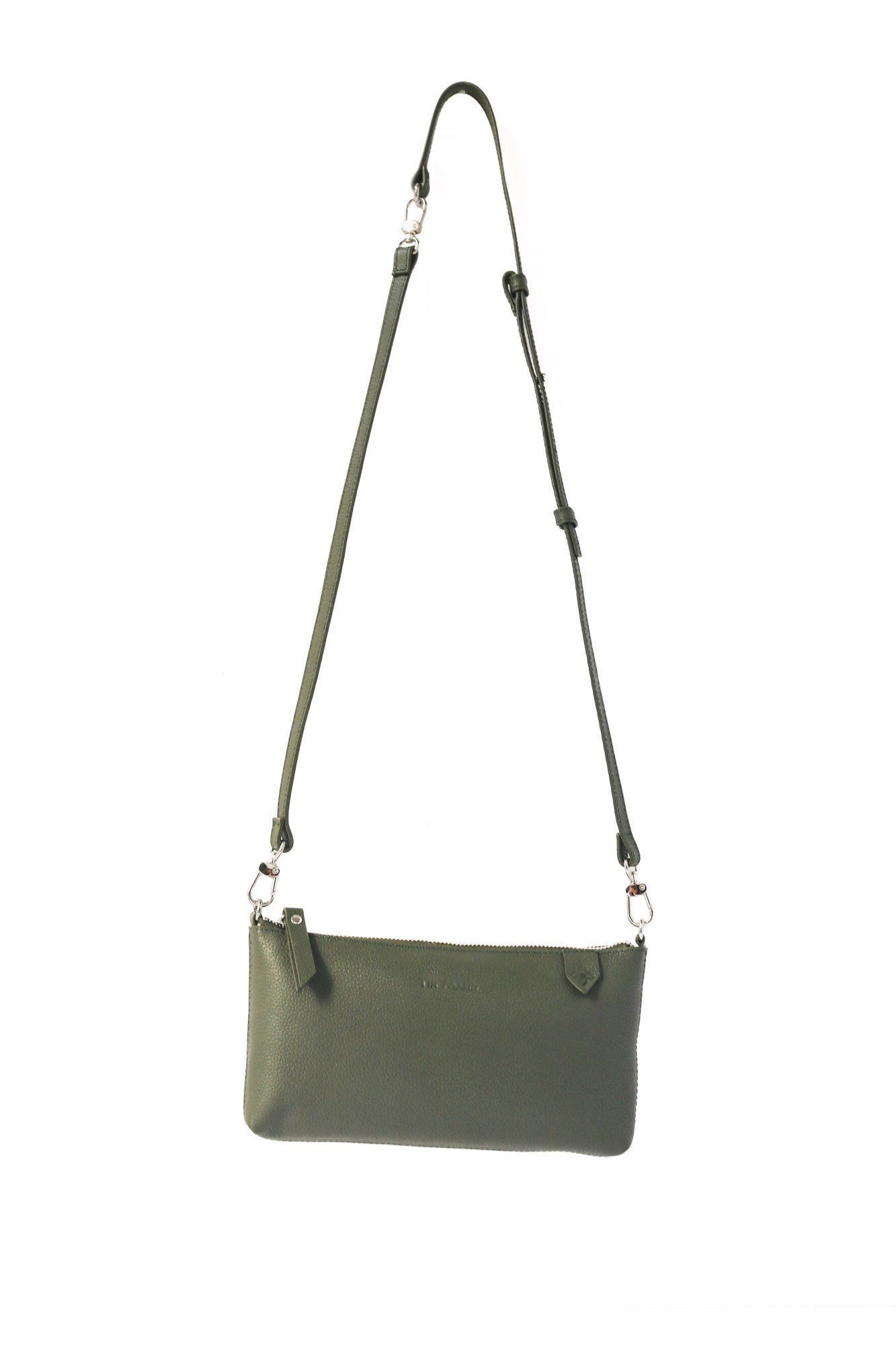 Convertible Leather Bag Clutch Shoulder Crossbody Elia