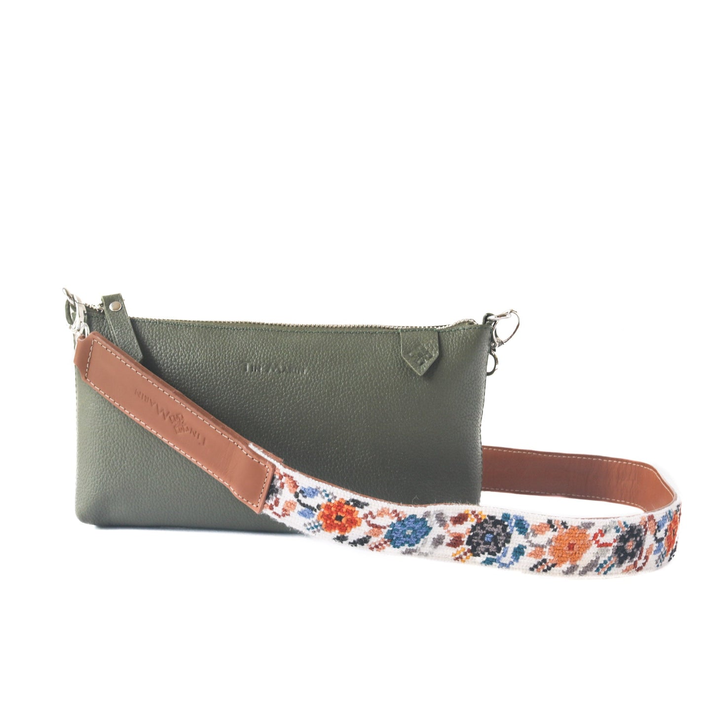 Convertible Leather Bag Clutch Shoulder Crossbody Elia