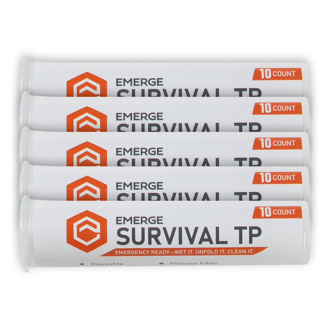 Emerge Biodegradable Survival Toilet Paper Tablets