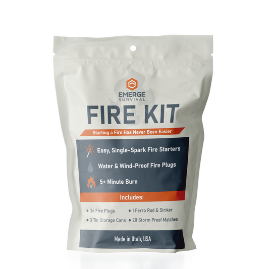 Fire-starting Weatherproof Fire Kit Emerge