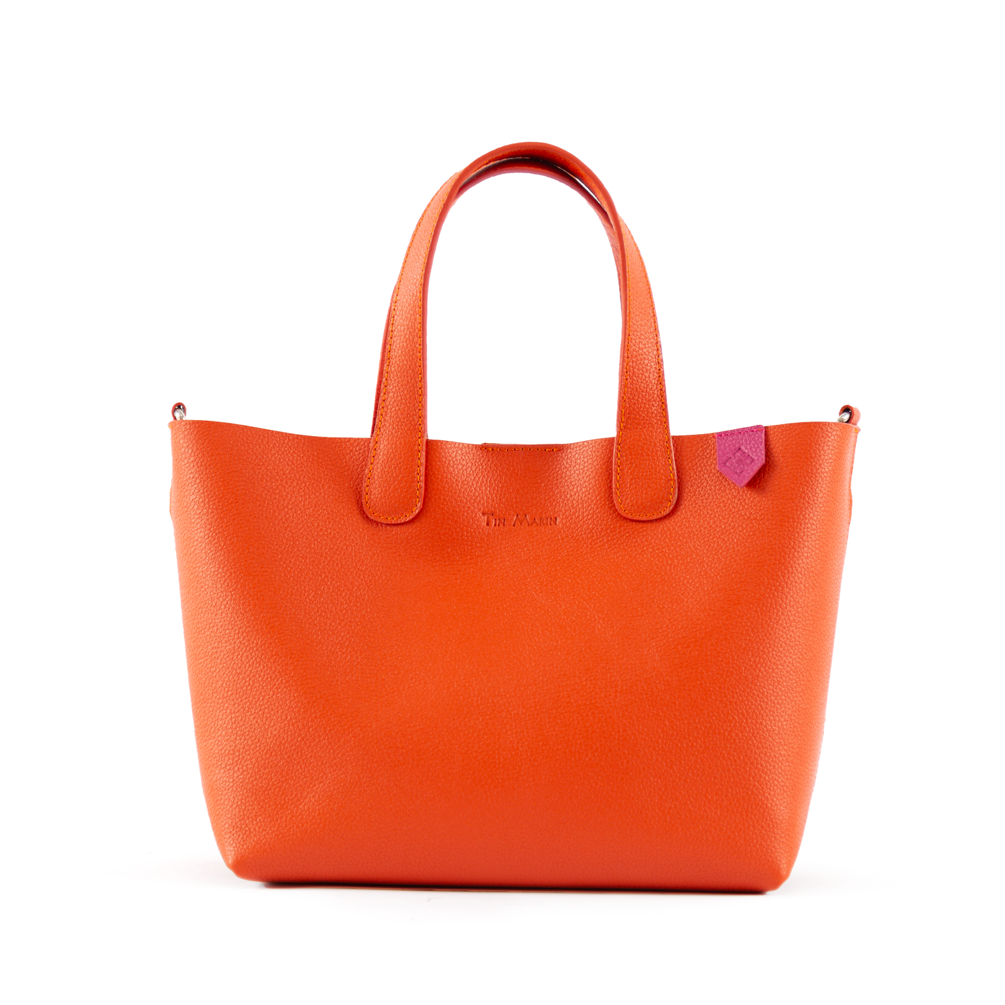 Leather Crossbody Bold Color Handbag Emma Tin Marin
