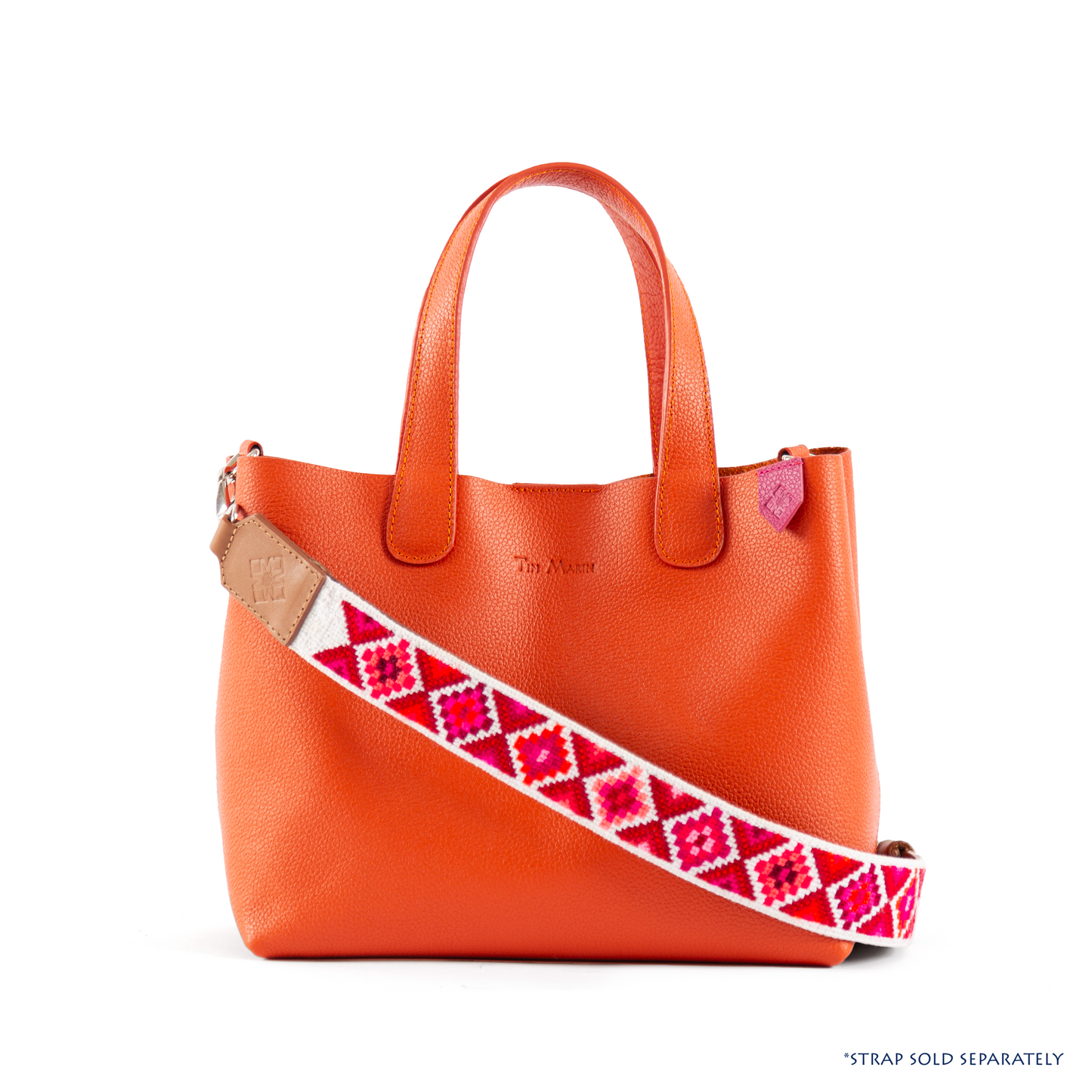 Leather Crossbody Bold Color Handbag Emma Tin Marin