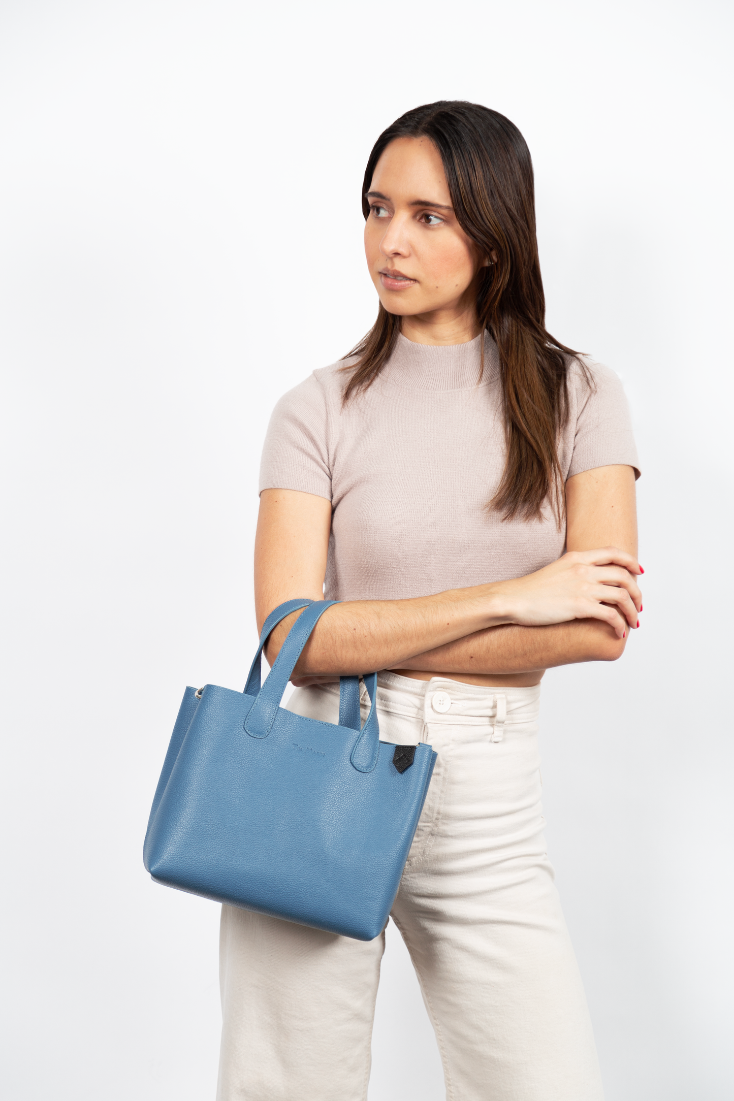 Leather Crossbody Bold Color Handbag Emma Tin Marin
