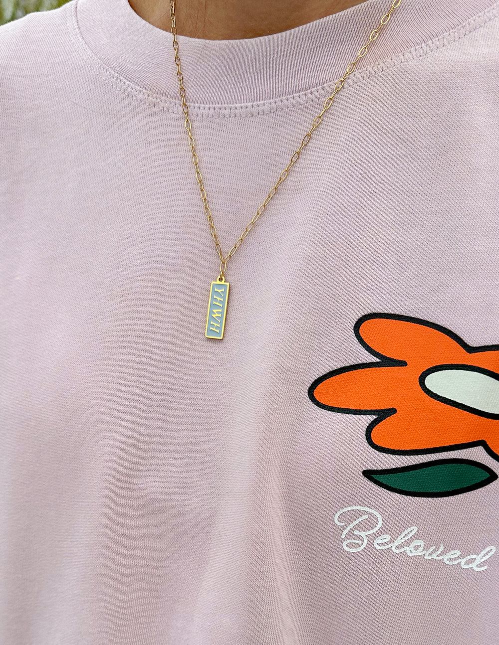 Enamel YHWH Necklace Hebrew God Name Jewelry Elevated Faith