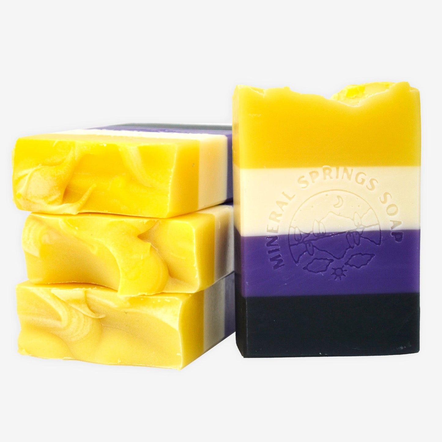 Jasmine Cucumber Handcrafted Soap Enby Pride
