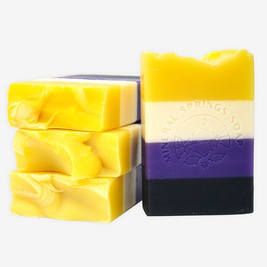Jasmine Cucumber Handcrafted Soap Enby Pride